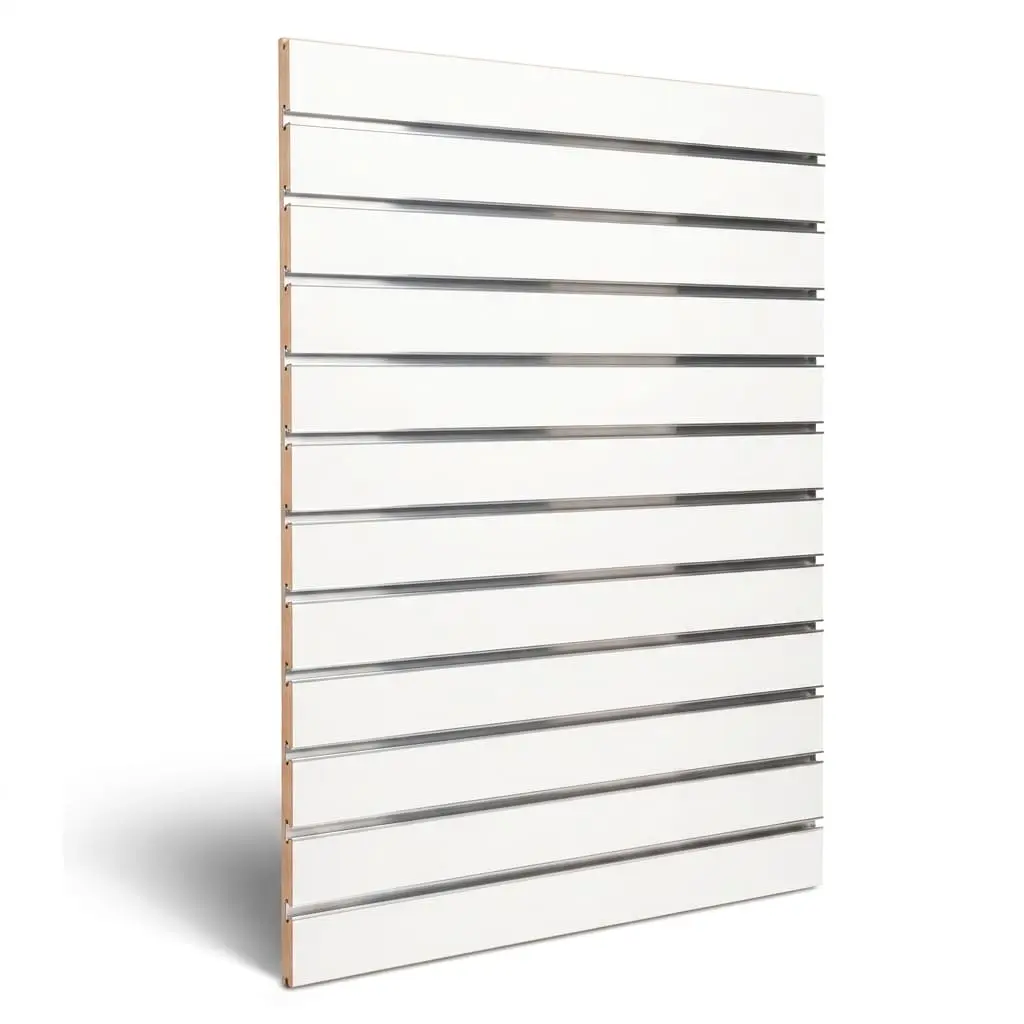 MDF ACANALADO BLANCO 1.83x2.44x18mm