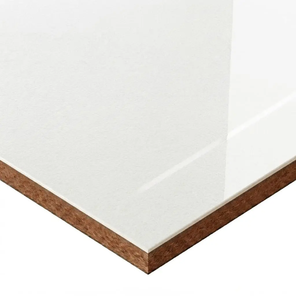 MDF AGT MEL ALTO BRILLO GALAXY WHITE (670) 1.22x2.80x18mm