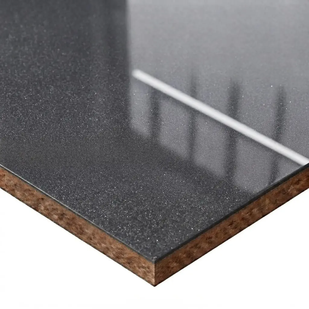 MDF AGT MEL ALTO BRILLO METALIC ANTHRACITE (608) 1.22X2.80X18MM	