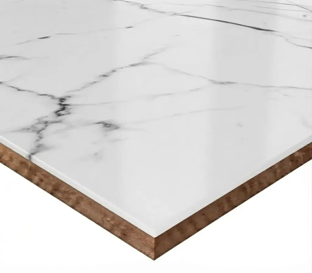 MDF AGT MEL SUPER MATE TOROS WHITE MARBLE (3030)1.22x2.80x18mm
