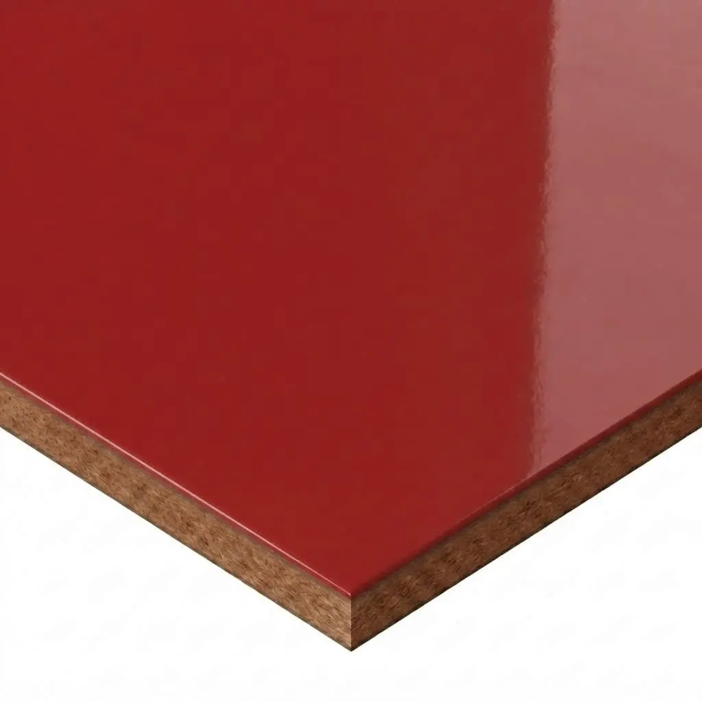 MDF MEL AGT ALTO BRILLO ROJO (600) 1.22X2.80X18MM		