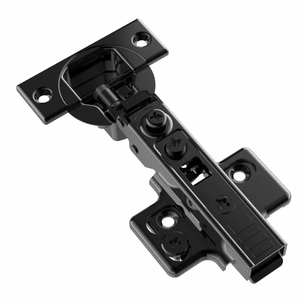 BISAGRA BARI RECTA C/F Y CLIP 4D NEGRA