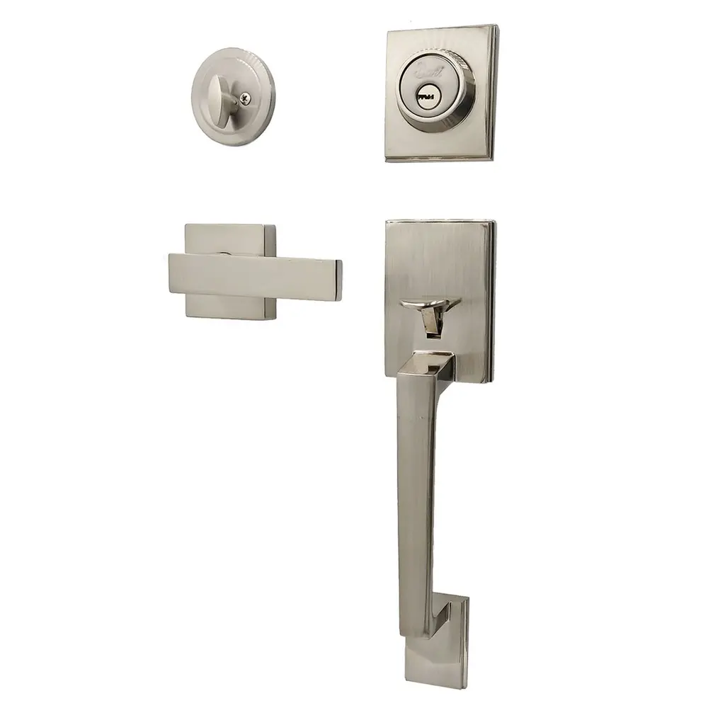 CERRADURA BARI RESIDENCIAL BRUSHED		