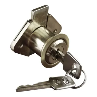 CERRADURA CISA GAVETA NIQUELADA 71550
