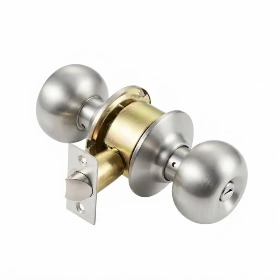 CERRADURA CISA POMO BAÑO ACERO PC-40S-PL Y8