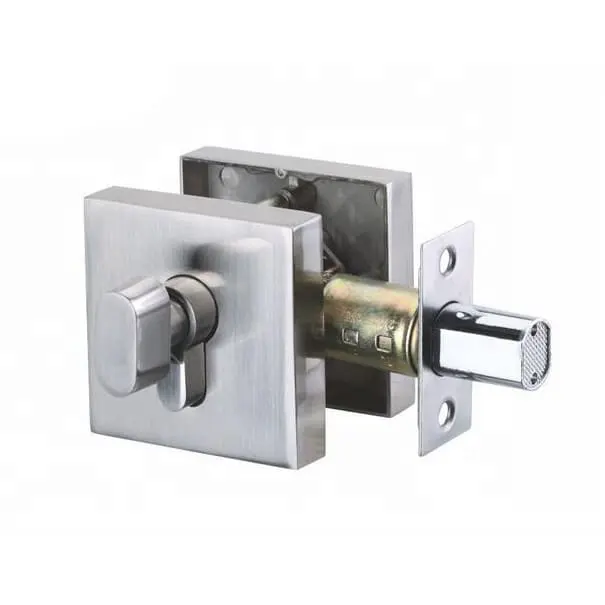 CERROJO BARI SIMPLE CUADRADO DE AC/INOX	LL/P		