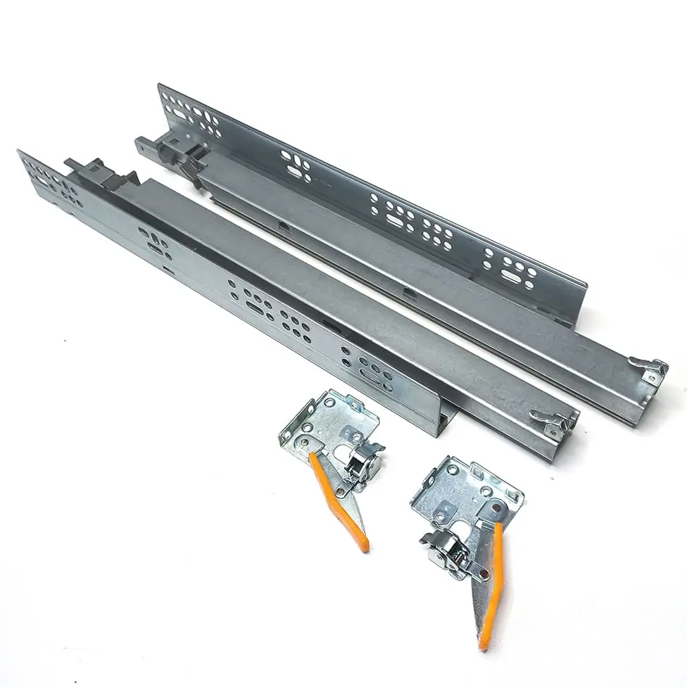 CORREDERA BARI MONTAJE OCULTO C/FRENO Y PUSH 45CM