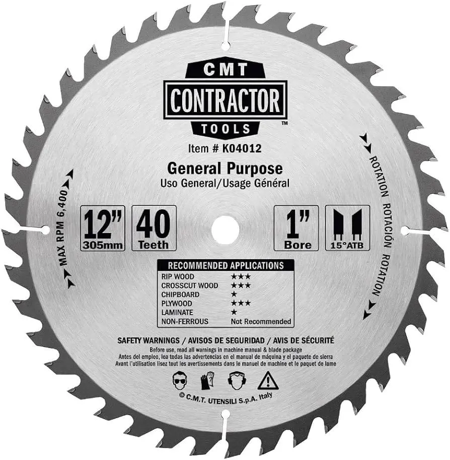 DISCO CMT ALTERNO 12x1x40 Z K