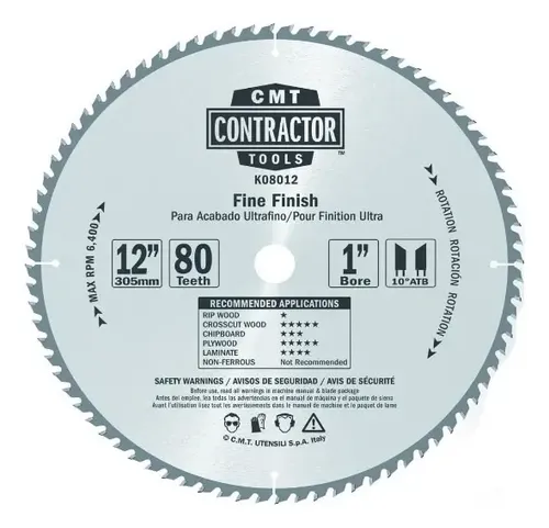 DISCO CMT ALTERNO 12 X 1 X 80 Z K