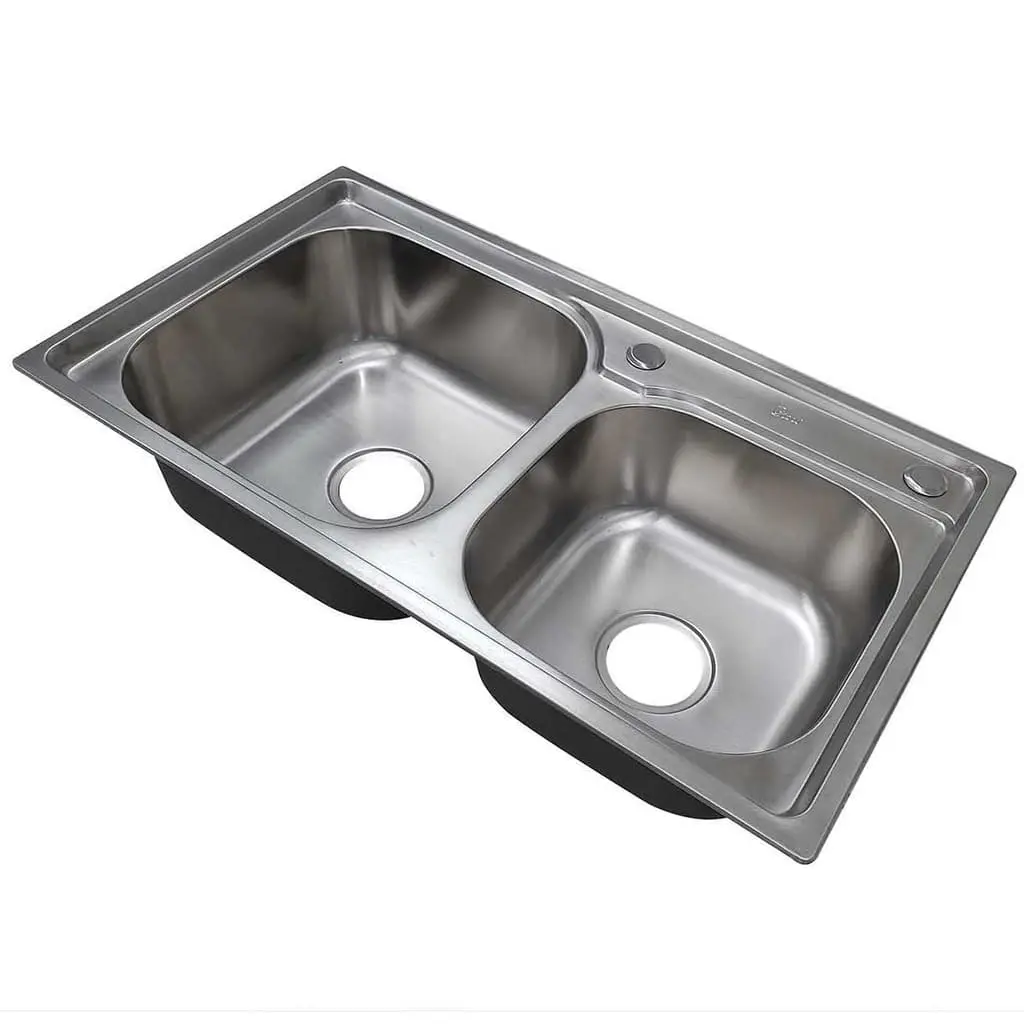 FREGADERO BARI 2 TINA AC/INOX 78X43X22CM 		