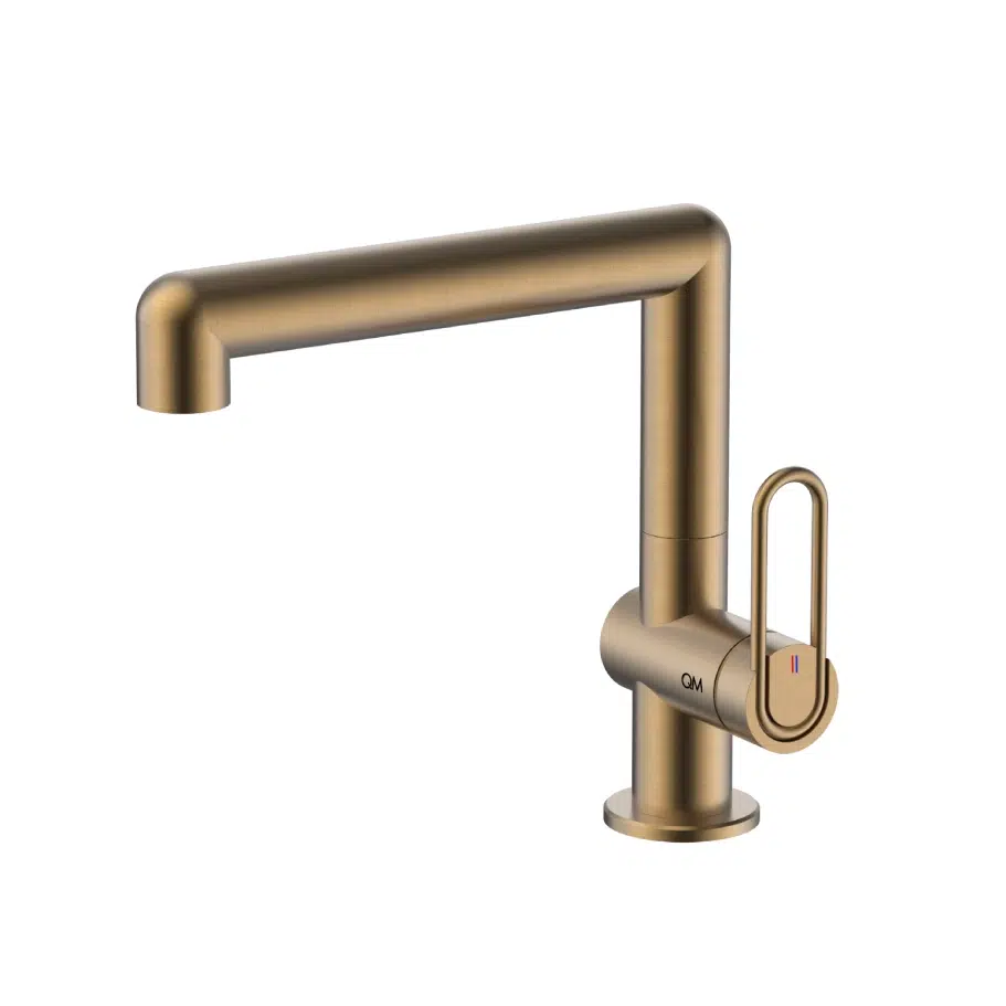 GRIFERIA QM ANGULAR P/LAVAMANOS S/LOTUS (BRONCE) 20cm	