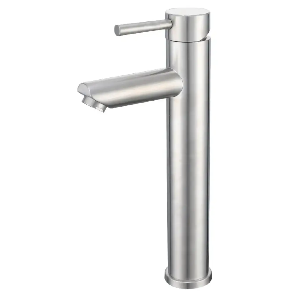 GRIFERIA QM P/LAVAMANOS AGUA F/C SATINADO 30CM SERIE ECONOMICA