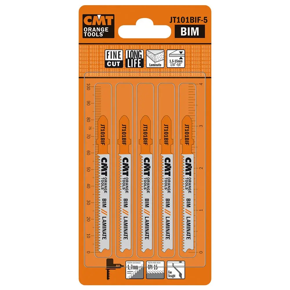 HOJA CMT P/CALADORA CORTE FINO JT101BIF-5-PACK