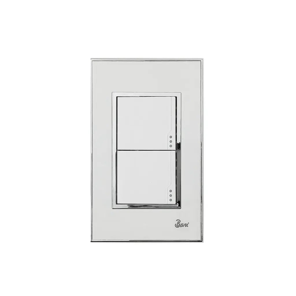 INTERRUPTOR BARI DOBLE BLANCO