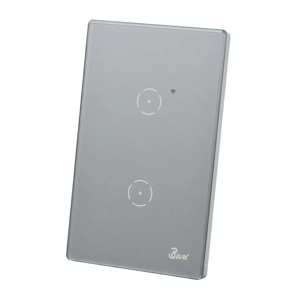 INTERRUPTOR BARI SMART DOBLE SERIE GRIGIO	