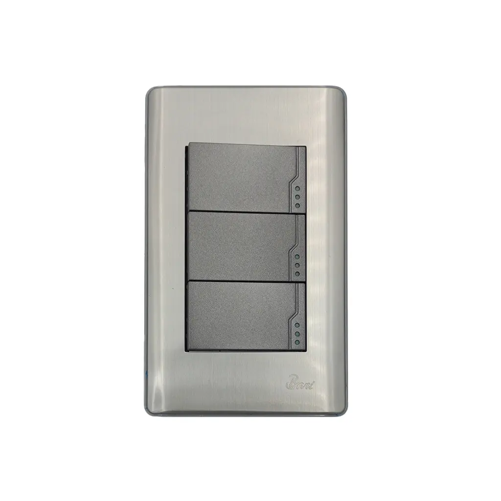 INTERRUPTOR BARI TRIPLE SERIE METALLO