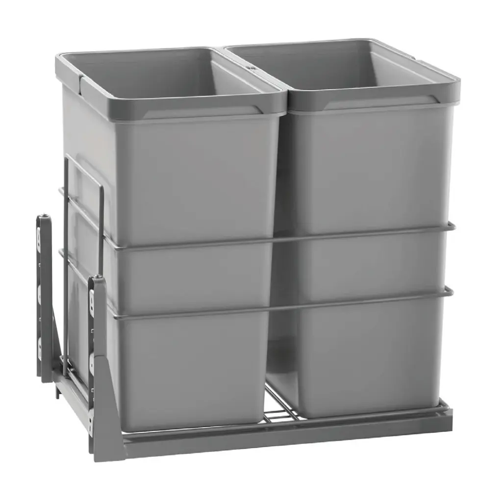 PAPELERA IMEX DOBLE D 28L C/FRENO 45CM		
