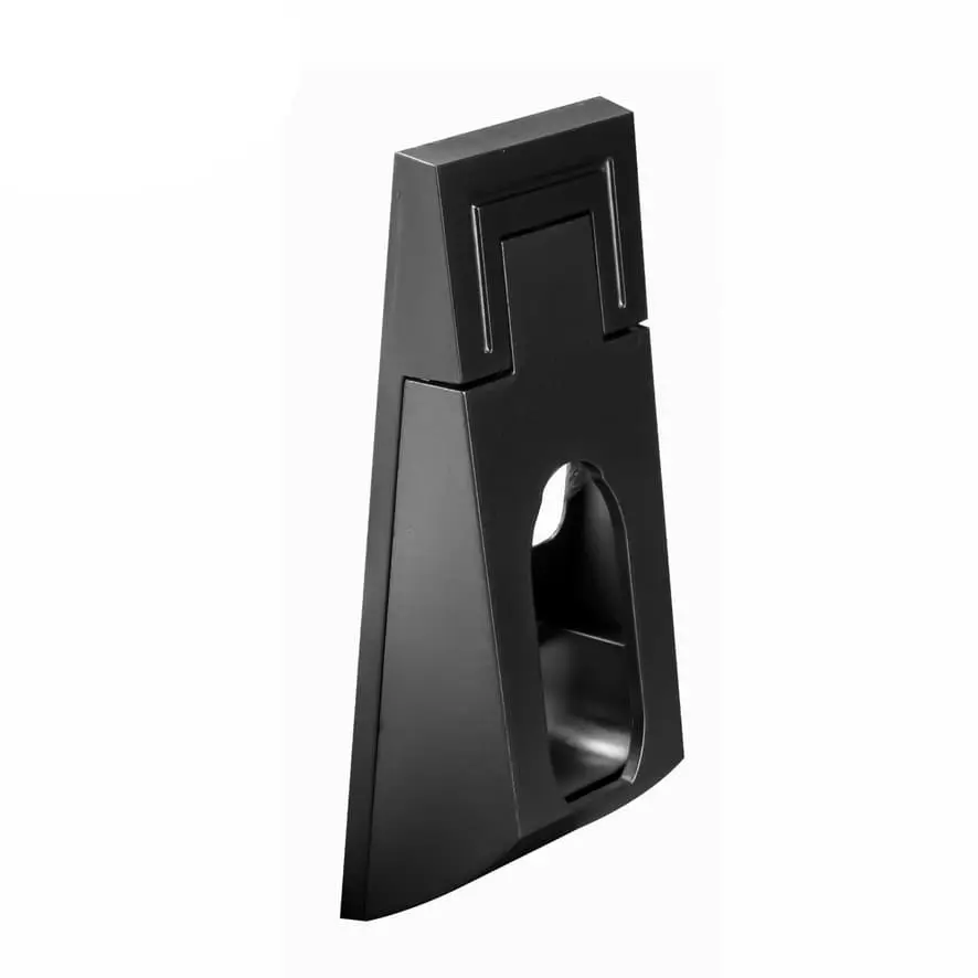 SOPORTE BARI LATERAL P/ TUBO OVALADO NEGRO C/ LUZ LED