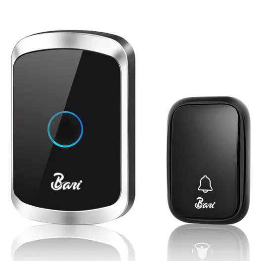 TIMBRE BARI INALAMBRICO DE LUJO NEGRO	