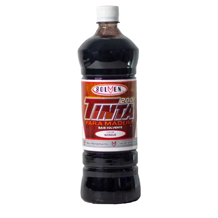TINTA SOLVEN CAOBA AFRICANA LITRO