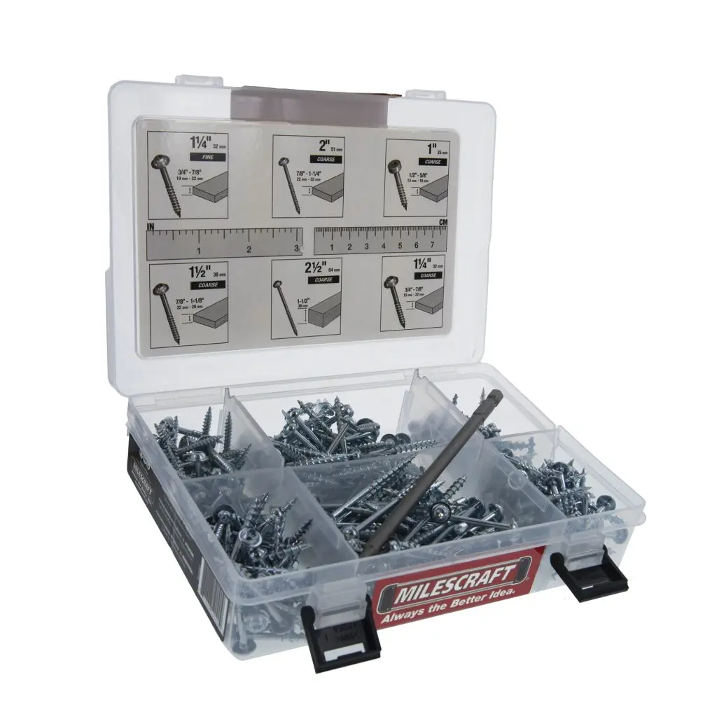 VALIJA MILESCRAFT DE TORNILLOS 350 PZAS 5209