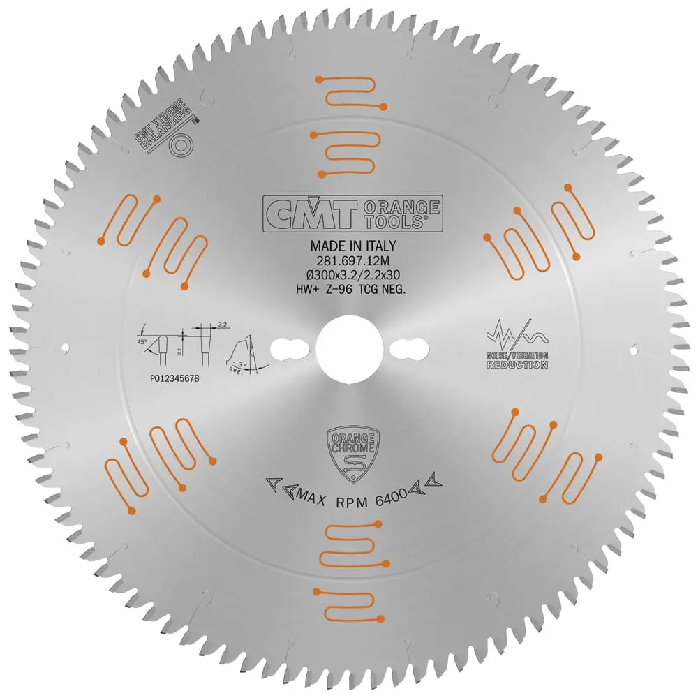 DISCO CMT P/MELAMINA 250X30X80Z 0404