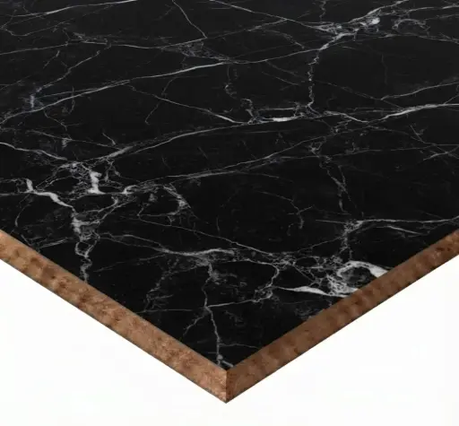 [1000007168] MDF AGT MEL SUPER MATE TOROS BLACK MARBLE (3031) 1.22x2.80x18mm