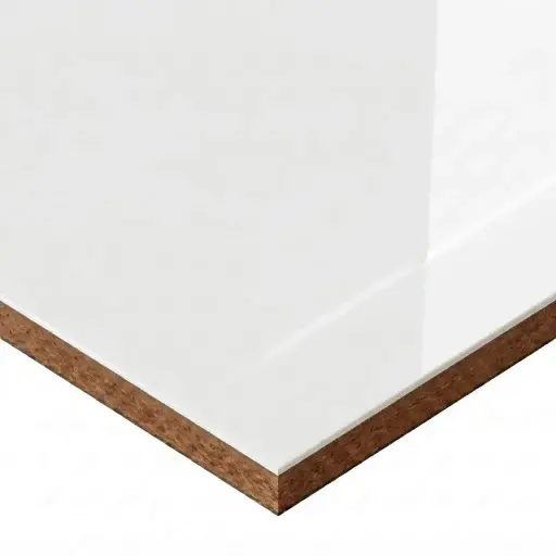 [1000006294] MDF MEL AGT ALTO BRILLO BLANCO (601) 1.22x2.80x18mm	