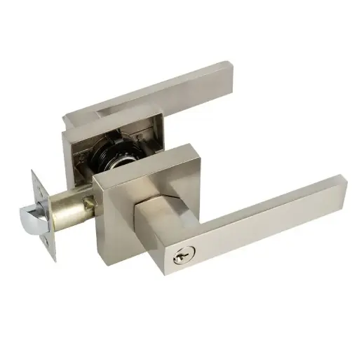 [2000057962] CERRADURA BARI D/PALANCA BRUSHED HAB. 	 