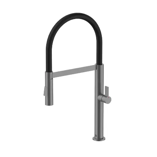 [2000066573] GRIFERIA QM MONOMANDO EXTRAÍBLE P/COCINA GUN-GREY SERIE MIRA