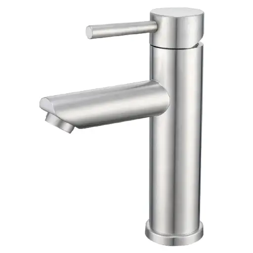 [2000067428] GRIFERIA QM P/LAVAMANOS AGUA F/C  SATINADO 20CM SERIE ECONOMICA 