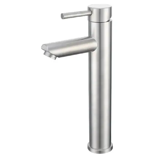 [2000067429] GRIFERIA QM P/LAVAMANOS AGUA F/C SATINADO 30CM SERIE ECONOMICA