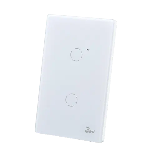 [2000065481] INTERRUPTOR BARI SMART DOBLE SERIE NEVE		