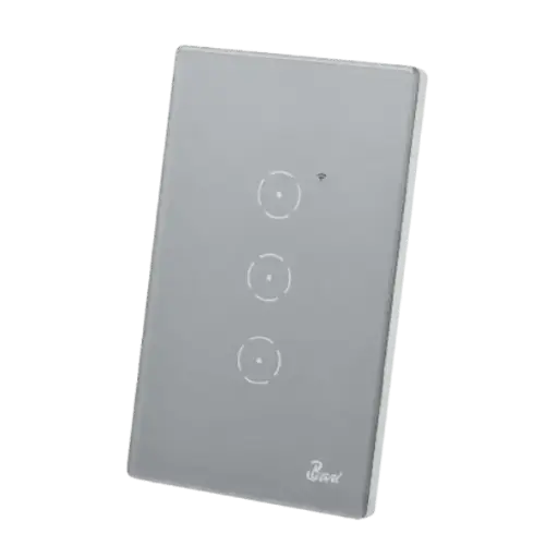 [2000065511] INTERRUPTOR BARI SMART TRIPLE SERIE GRIGIO	