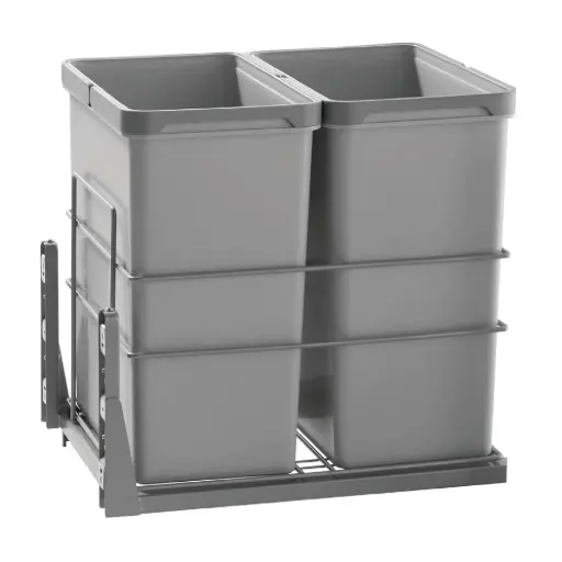 [3000009368] PAPELERA IMEX DOBLE D 28L C/FRENO 45CM		