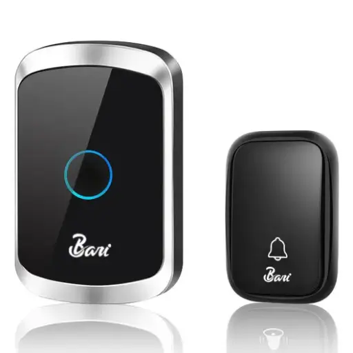 [2000058250] TIMBRE BARI INALAMBRICO DE LUJO NEGRO	